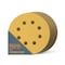 Powertec 5 in. x 8 Holes, 60 Grit, A/O Hook & Loop Sanding Disc, Gold, 50PK 44006G-50 - alternate 1